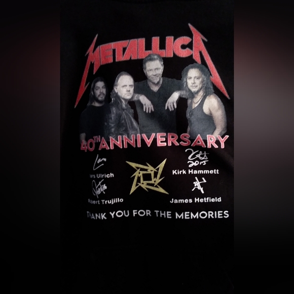 Metallica Other - Metallica hoodie 40th anniversary